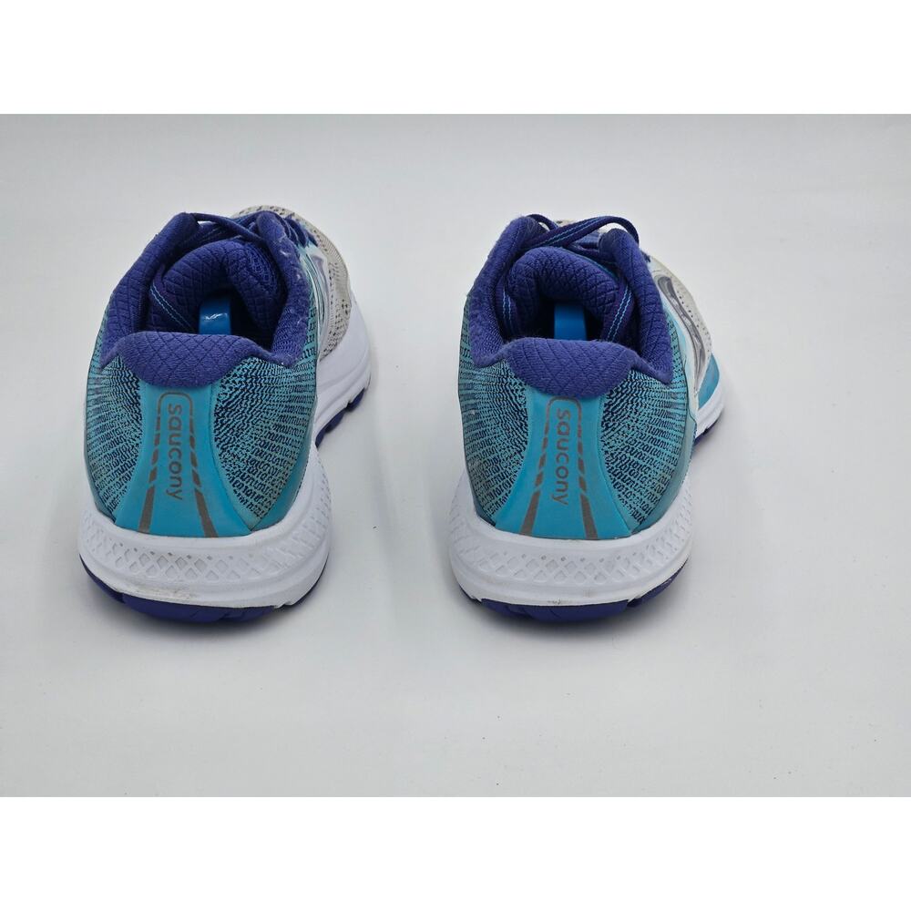 Saucony Womens Ride 10 Running Shoes White Blue Size 7.5 S10373-3 - Picture 5 of 8